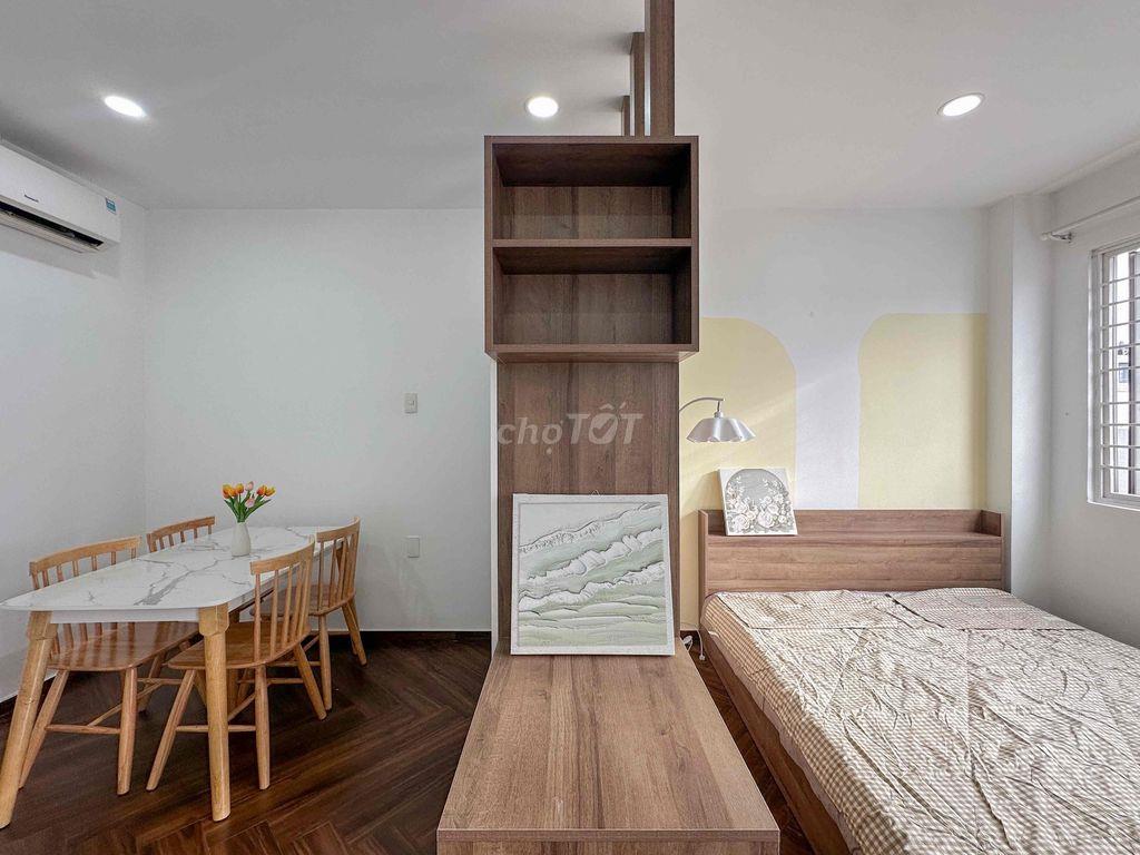 STUDIO 1PN SIÊU THOÁNG FULL NỘI THẤT NGAY TÂN QUÝ- GÒ DẦU