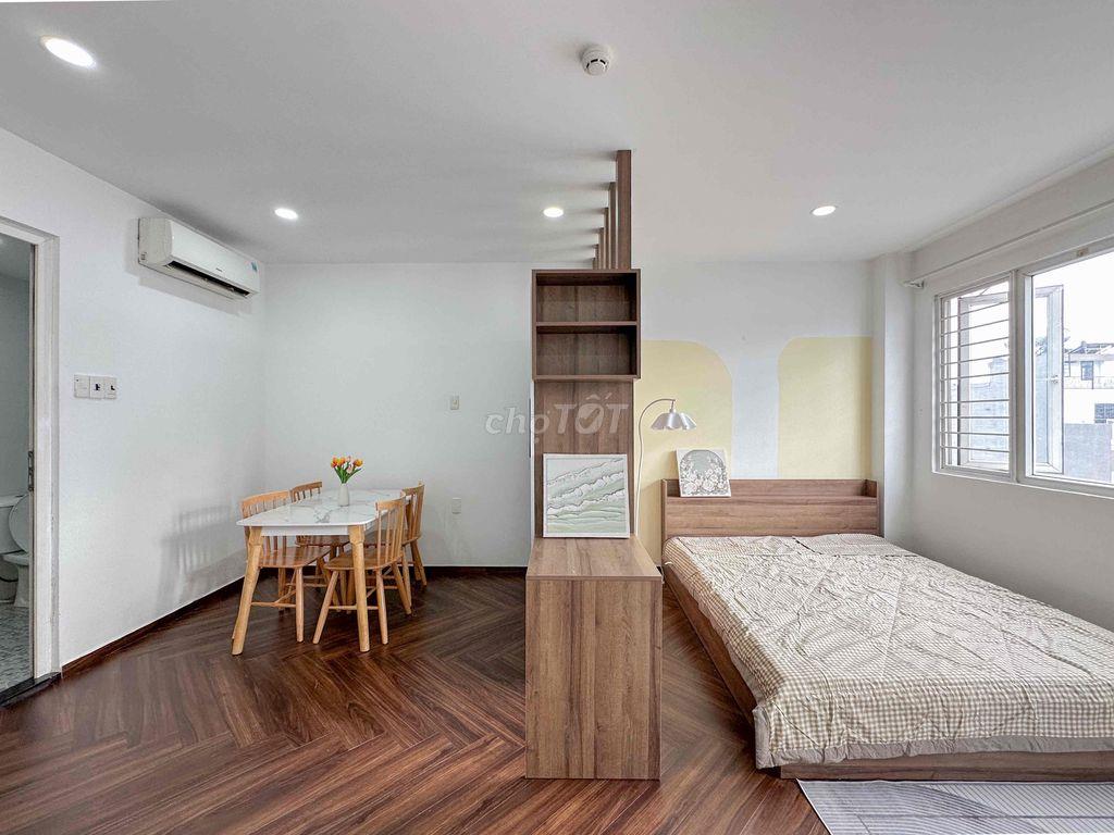 STUDIO 1PN SIÊU THOÁNG FULL NỘI THẤT NGAY TÂN QUÝ- GÒ DẦU