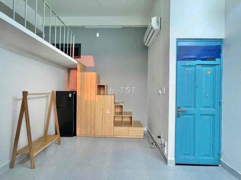 CHÍNH CHỦ CHO THUÊ DẠNG GÁC BAN CÔNG ĐẦY ĐỦ NỘI THẤT XỊN XÒ