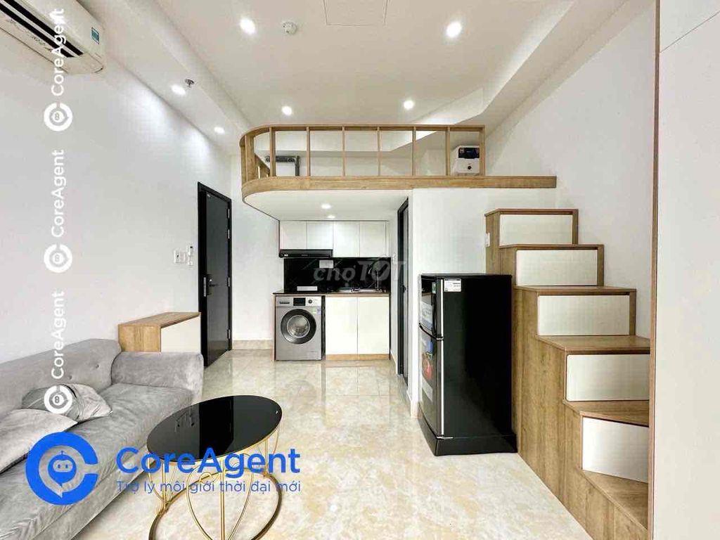 CHO THUÊ CĂN HỘ MINI DẠNG GÁC THIẾT KẾ HIỆN ĐẠI ĐẦY ĐỦ TIỆN NGHI