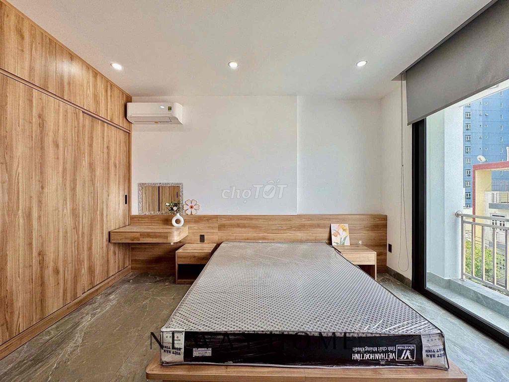 Studio Ban Công Mới Xây | Máy Giặt Riêng | Gần Đầm Sen