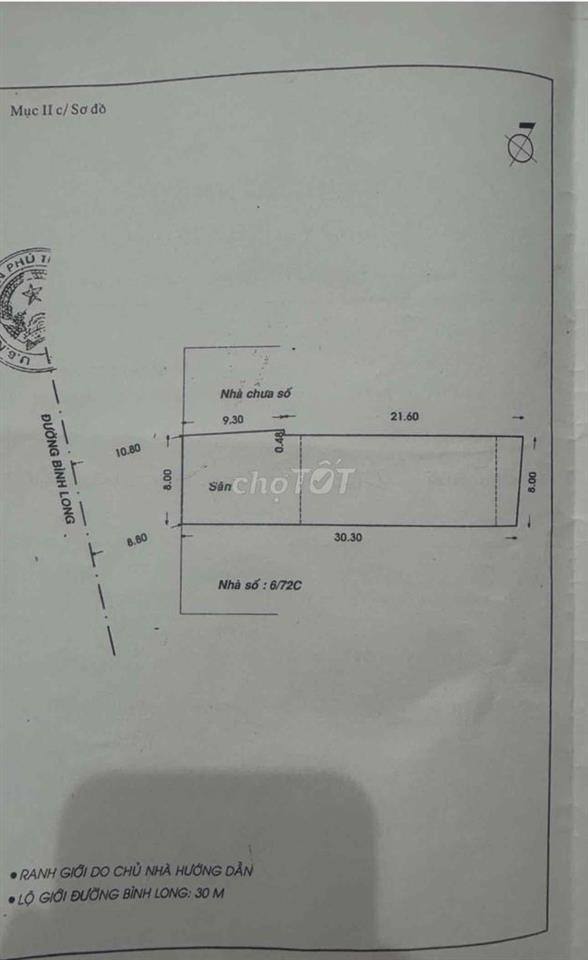 BÁN NHÀ MẶT TIỀN ĐƯỜNG BÌNH LONG P PHÚ THẠNH 145tr/m2