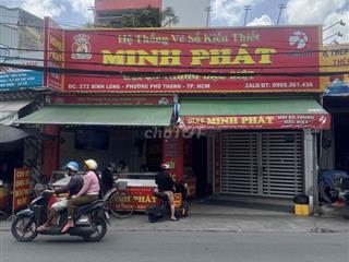 BÁN NHÀ MẶT TIỀN ĐƯỜNG BÌNH LONG F PHÚ THẠNH