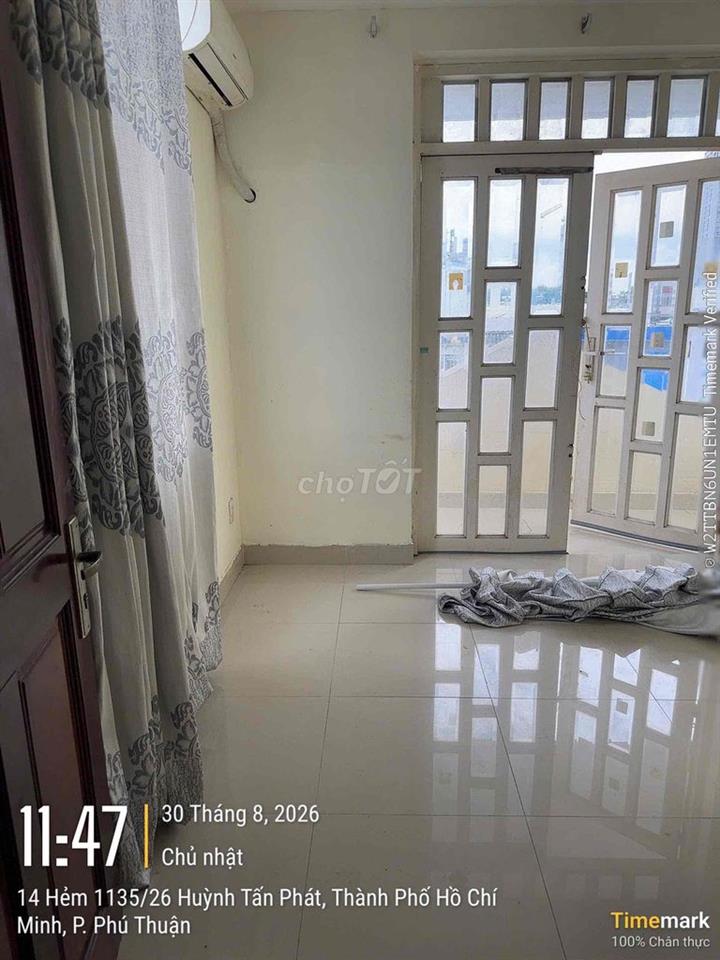 Cho thuê phòng 25m2 Huỳnh Tấn Phát Quận7