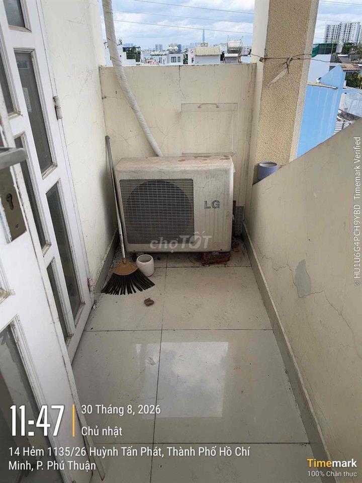 Cho thuê phòng 25m2 Huỳnh Tấn Phát Quận7