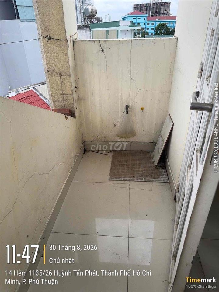 Cho thuê phòng 25m2 Huỳnh Tấn Phát Quận7