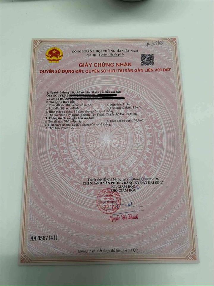 Nhà ở Tân Phú