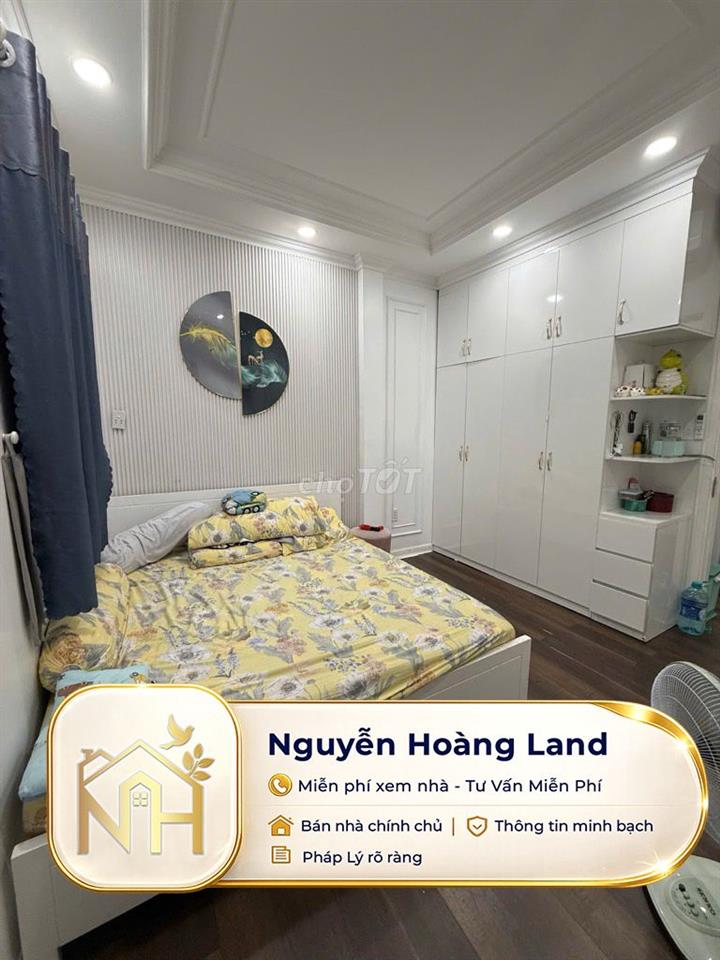 Nhà đường Tây Thạnh 4,9x13M 3 tầng 6,2 tỷ