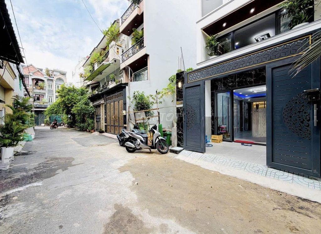 NHÀ MỚI HẺM 5m THÔNG DIỆP MINH CHÂU_Tân Sơn Nhì_4.7x17m_ĐÚC 4 TẤM_4PN