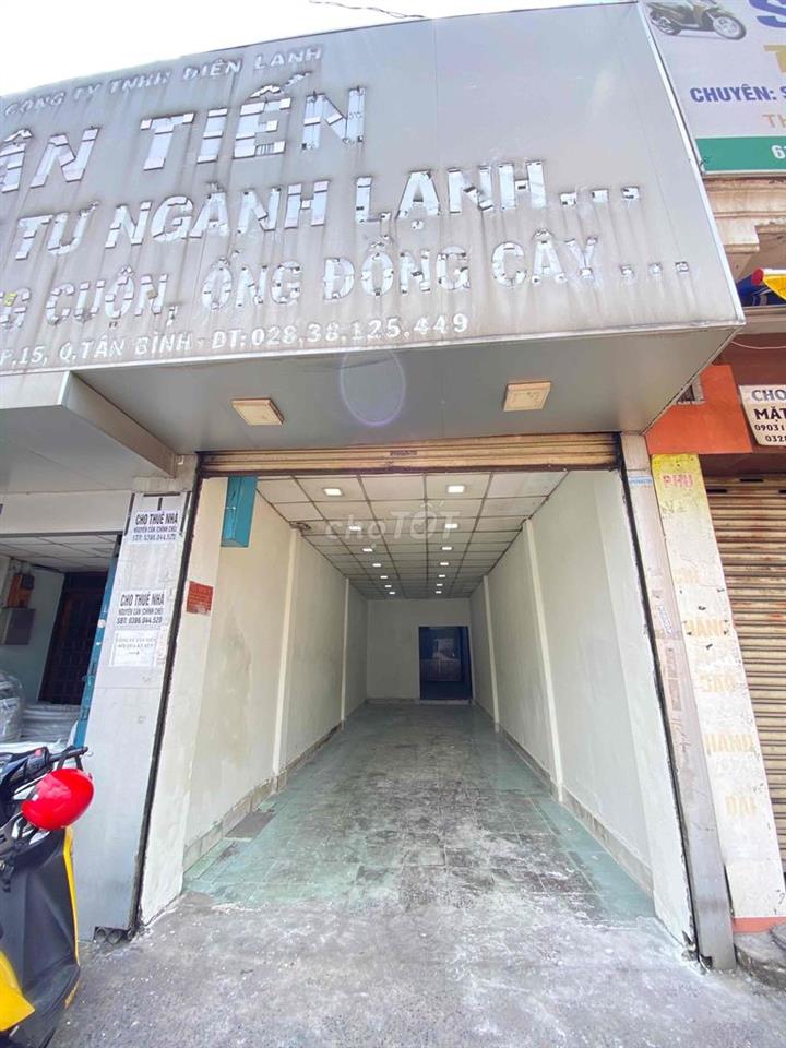 CHO THUÊ NHÀ NC MẶT TIỀN TRƯỜNG CHINH Q.TB vị trí ngây ngã tư đèn đỏ