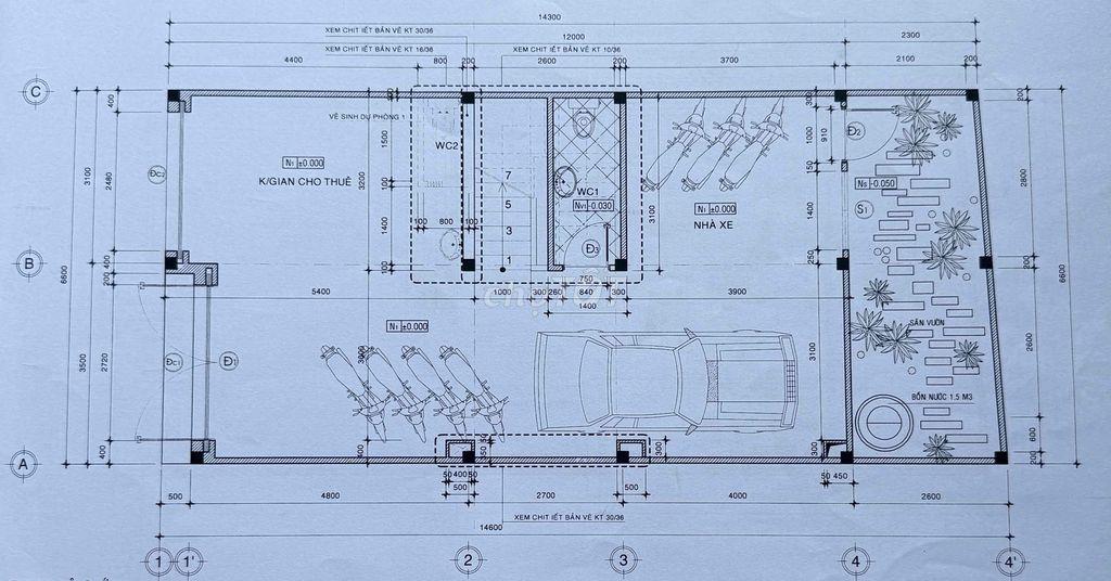 cho thuê tầng trệt & lầu1, MT Thạch Lam 6.7*14.6, sát góc ngã 5