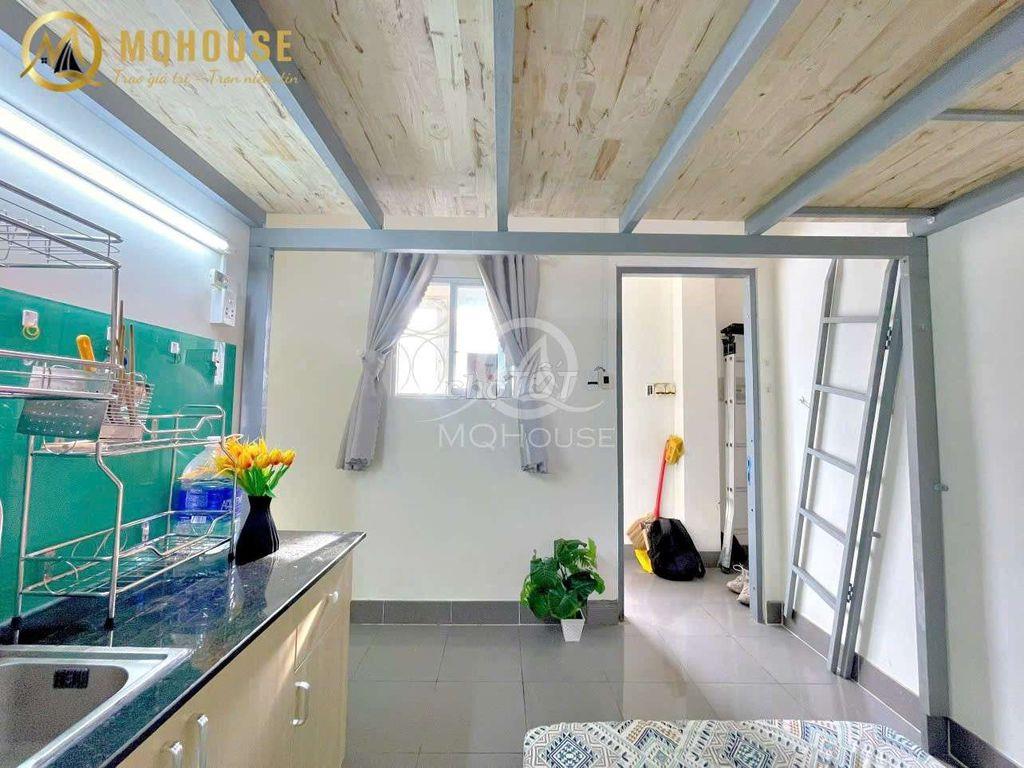 CHO THUÊ PHÒNG GÁC GIÁ RẺ FULL NỘI THẤT CỬA SỔ GẦN ĐẠI HỌC VĂN HIẾN