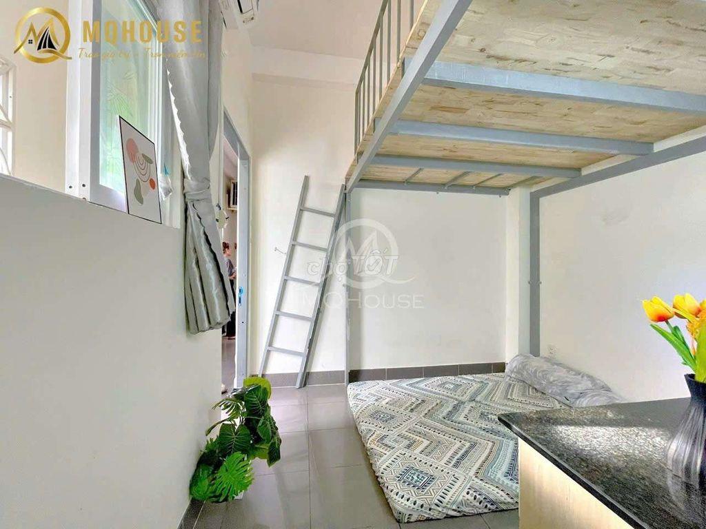 CHO THUÊ PHÒNG GÁC GIÁ RẺ FULL NỘI THẤT CỬA SỔ GẦN ĐẠI HỌC VĂN HIẾN