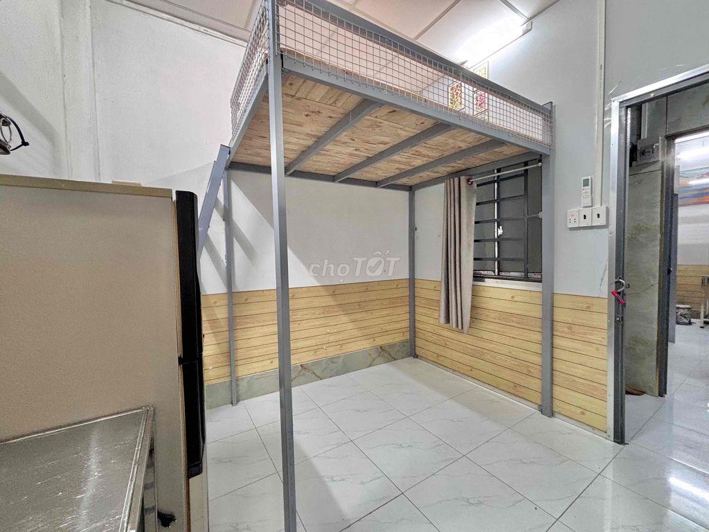 PHÒNG TRỌ CÓ GÁC - NỘI THẤT CÓ ĐỦ NGAY HOÀ BÌNH GẦN VĂN HIẾN
