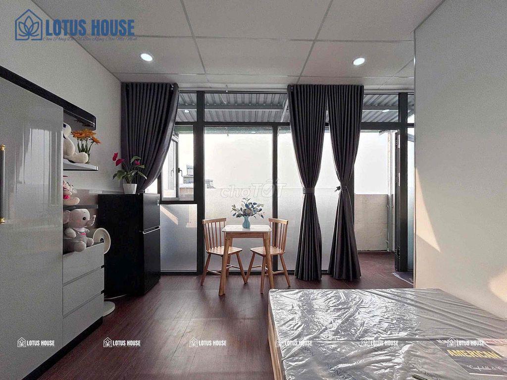 STUDIO SIÊU ĐẸP - FULL NỘI THẤT - BAN CÔNG
