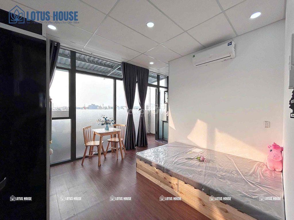 STUDIO SIÊU ĐẸP - FULL NỘI THẤT - BAN CÔNG