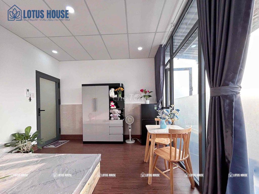 STUDIO SIÊU ĐẸP - FULL NỘI THẤT - BAN CÔNG