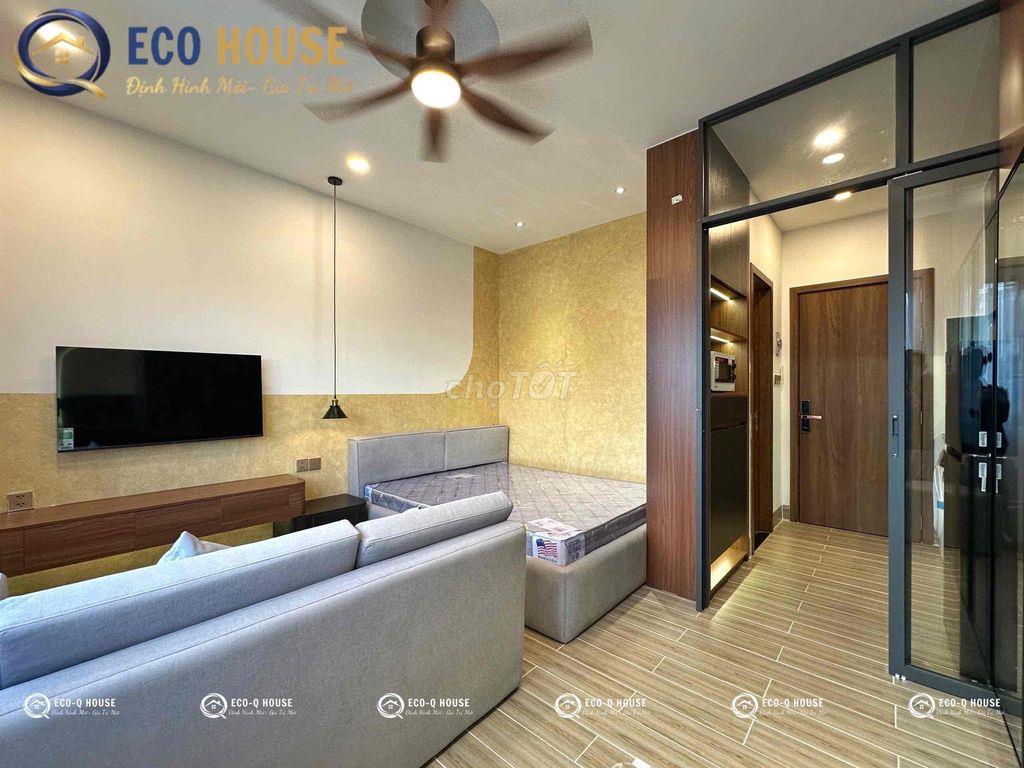 CĂN HỘ DỊCH VỤ LUXURY TÁCH BẾP CỬA SỔ TRỜI FULL NỘI THẤT CAO CẤP