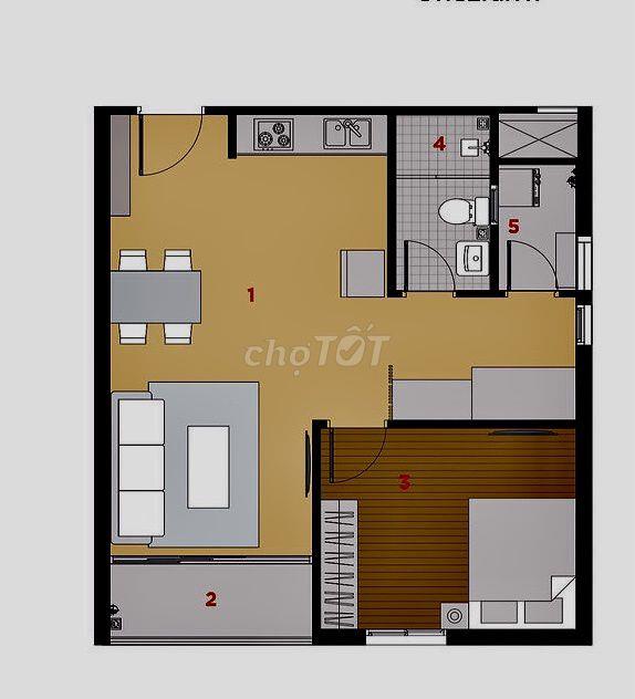 Chính chủ bán căn Hausneo 1pn+, 55m2 khu Global city giá 3,45 tỷ(TL)