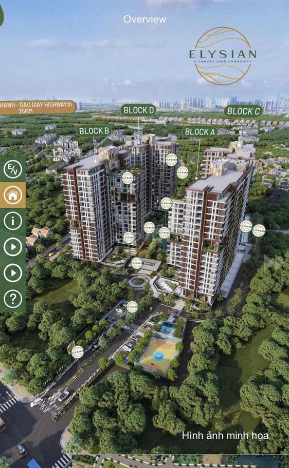 Bán căn 3PN block B dự án Elysian