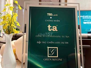 SUẤT NGOẠI GIAO CĂN 2PN2WC 68m2 view hồ bơi giá bán 3,8 tỷ ký HĐMB CĐT