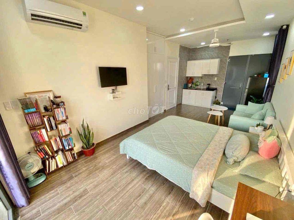 Studio Ban Công Ngập Nắng Tự Nhiên - Full NT - Đảo Kim Cương -Quận 2