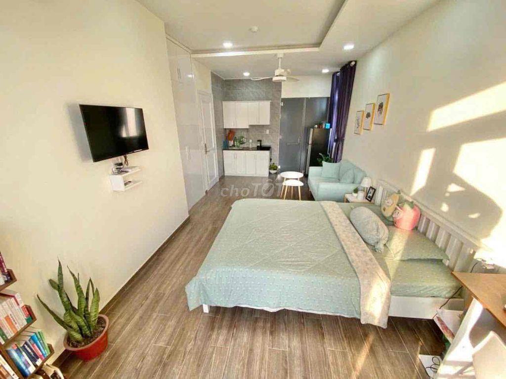 Studio Ban Công Ngập Nắng Tự Nhiên - Full NT - Đảo Kim Cương -Quận 2