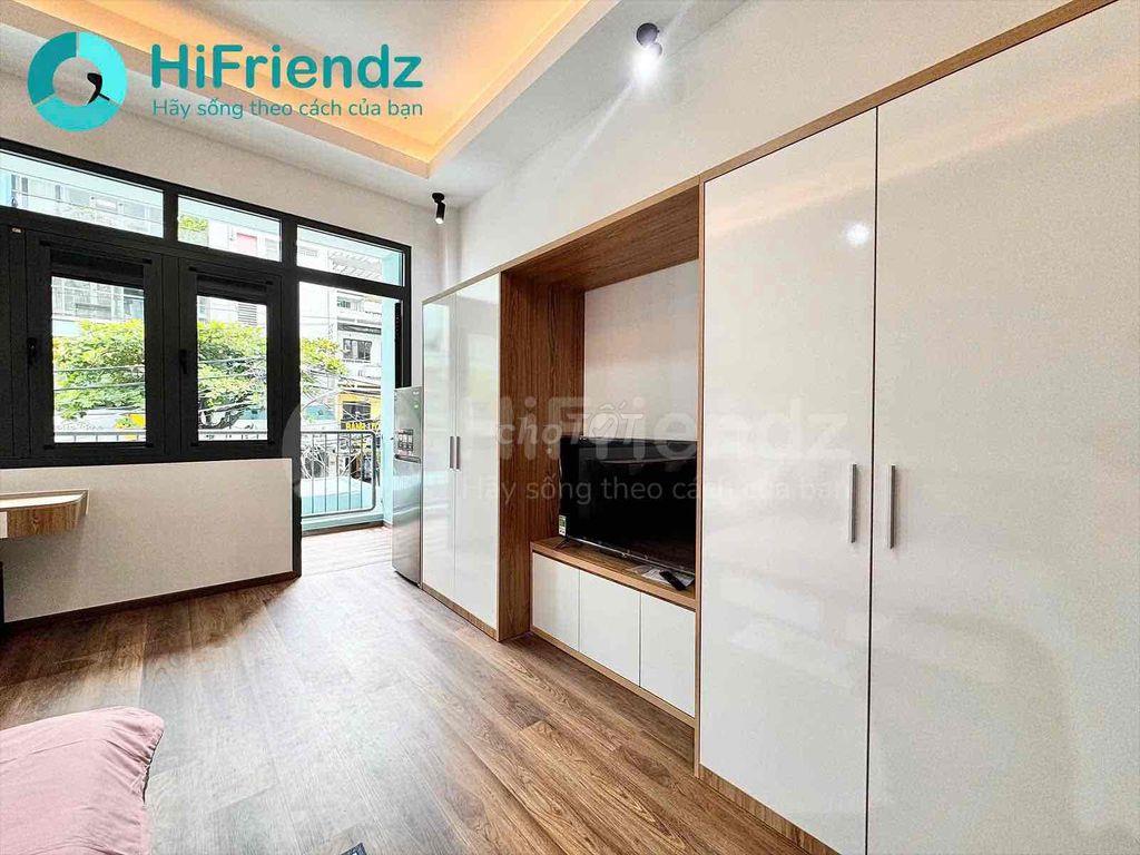 🍀Studio banconl lớn - nhiều ánh sáng - full nội thất - thang máy -