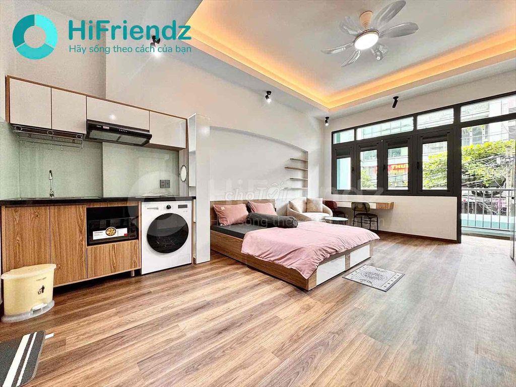 🍀Studio banconl lớn - nhiều ánh sáng - full nội thất - thang máy -