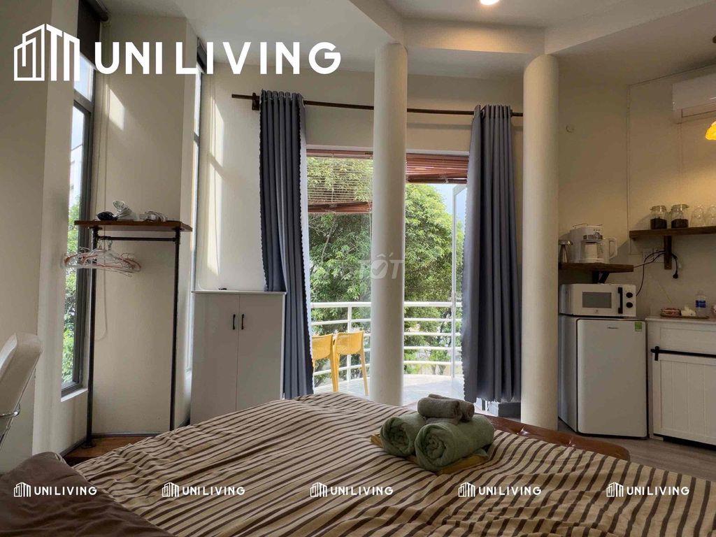 TRI ÂN 🍀 STUDIO BANCONL LỚN CỰC CHILL - Full nội thất mới - Nhận ô tô