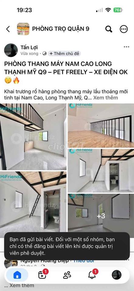 Phòng Trọ Giá Rẻ Có Ban Công Gần ĐH FPT - Metro - Nuôi Pet - Xe Điện