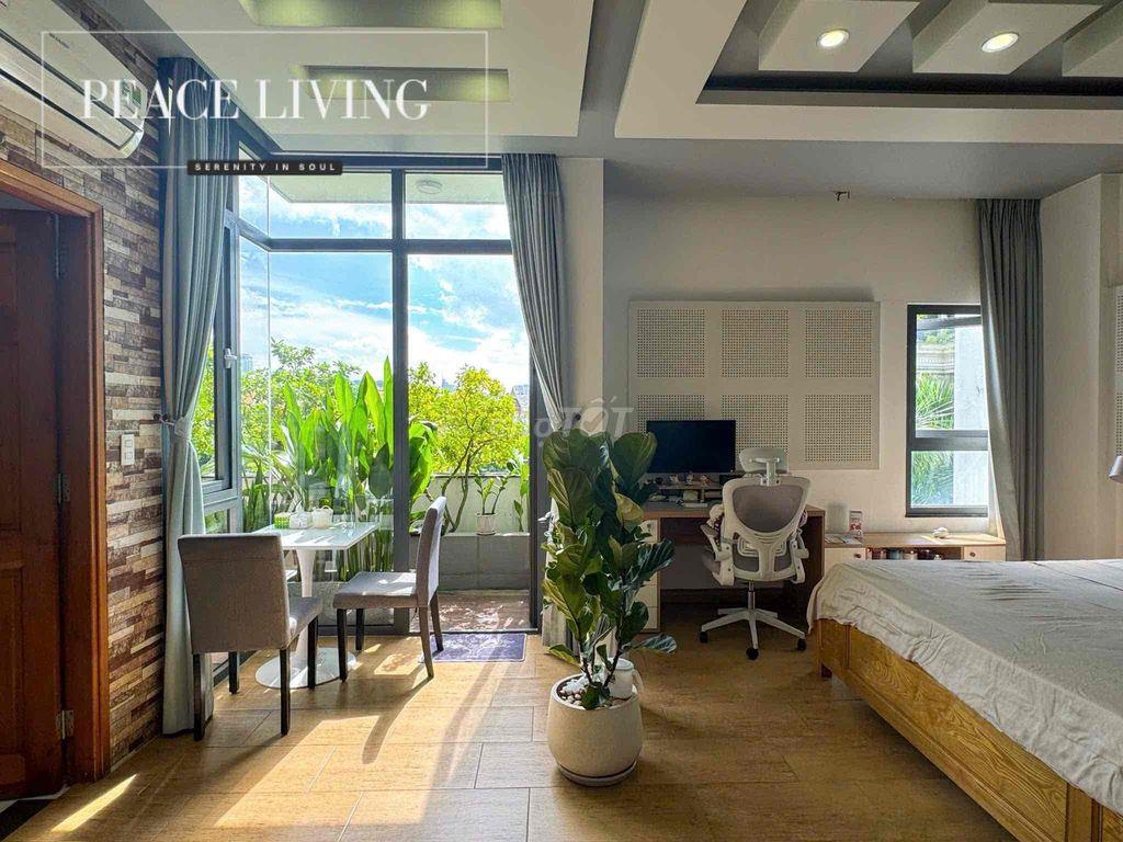 Căn Studio ban công cây xanh thoáng mát - xinh lung linh