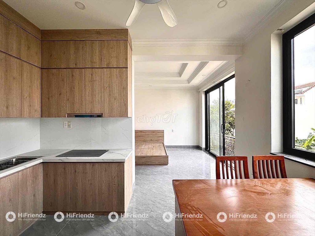 Studio - ban công - tách bếp rộng rãi siêu siêu thoáng mát