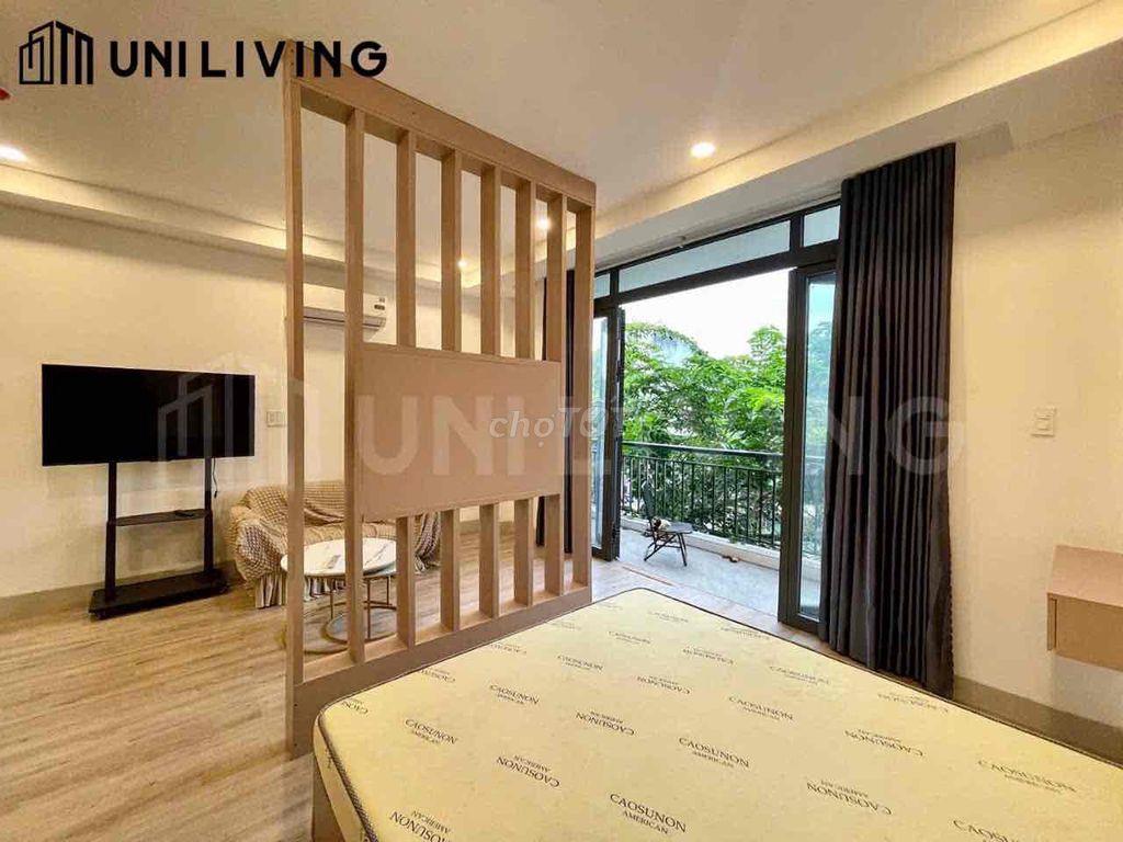 CHO THUÊ CĂN HỘ DỊCH VỤ NGAY VÒNG XOAY TRẦN NÃO CÓ BAN CÔNG LỚN