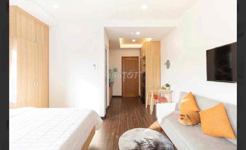 Cho thuê CHDV studio ban công thoáng đãng, nhiều ánh sáng