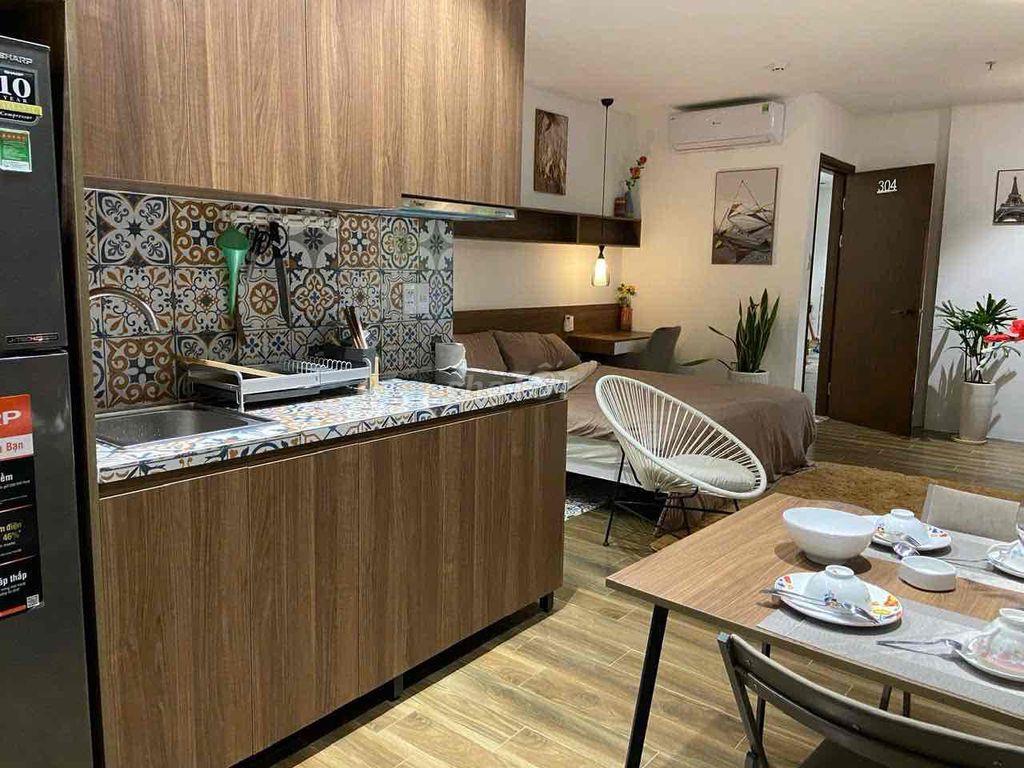 Căn hộ cao cấp Full nội thất hiện đại giặt sấy riêng cho nuôi thú cưng