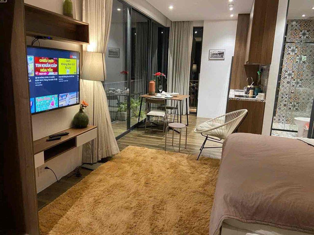 Căn hộ cao cấp Full nội thất hiện đại giặt sấy riêng cho nuôi thú cưng