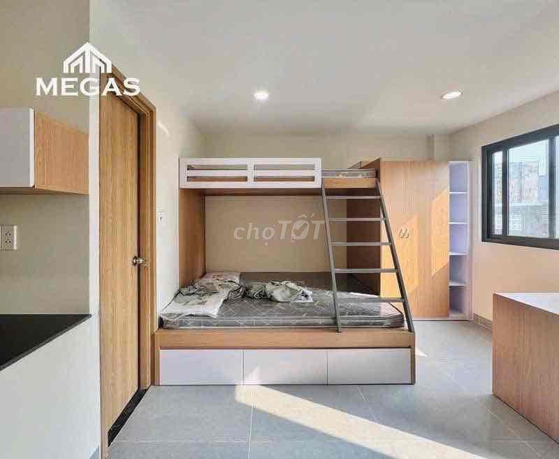 CHO THUÊ CĂN HỘ STUDIO BAN CÔNG MỚI KENG 100%