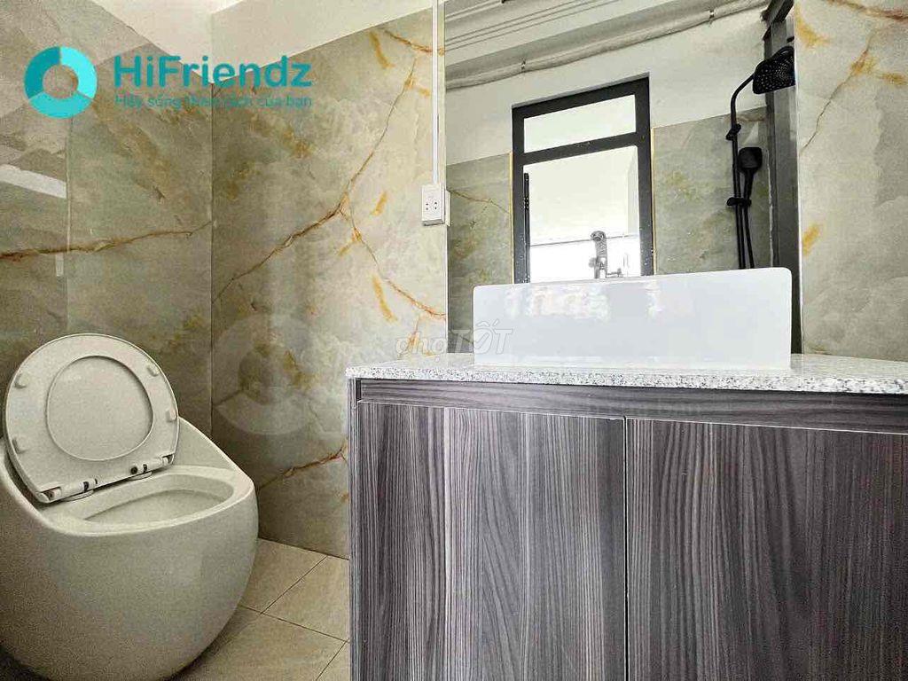 Studio tràn ngập ánh sáng, 2 cửa sổ siêu lớn, view landmark