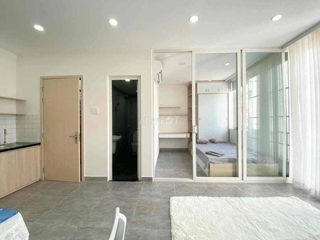🌾🪸HOT! HOT! STUDIO BAN CÔNG 1PN TÁCH BẾP TONE TRẮNG SỮA SIÊU XINH IU🌾🪸