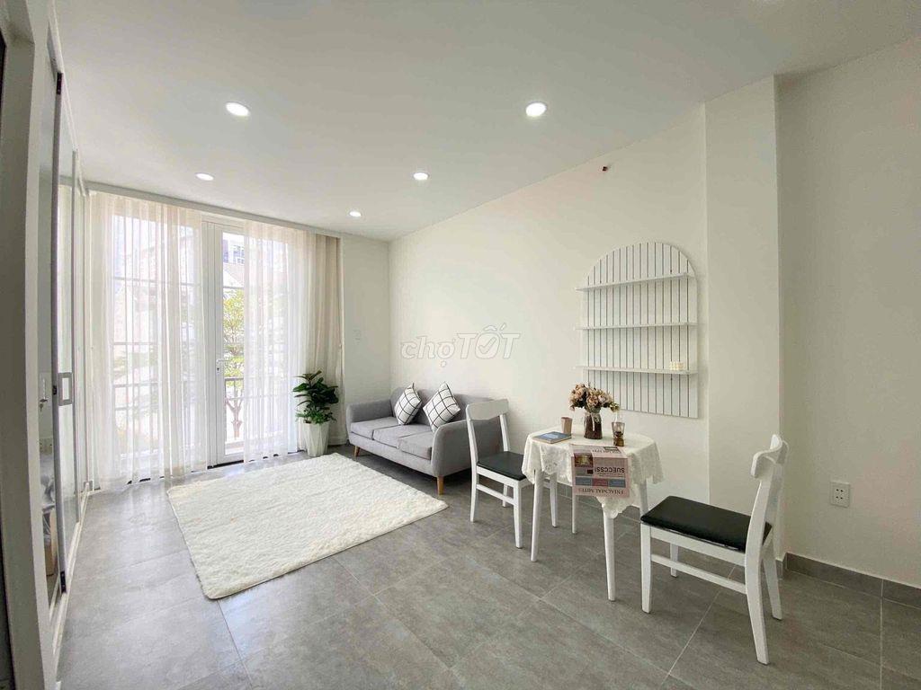 🌾🪸HOT! HOT! STUDIO BAN CÔNG 1PN TÁCH BẾP TONE TRẮNG SỮA SIÊU XINH IU🌾🪸