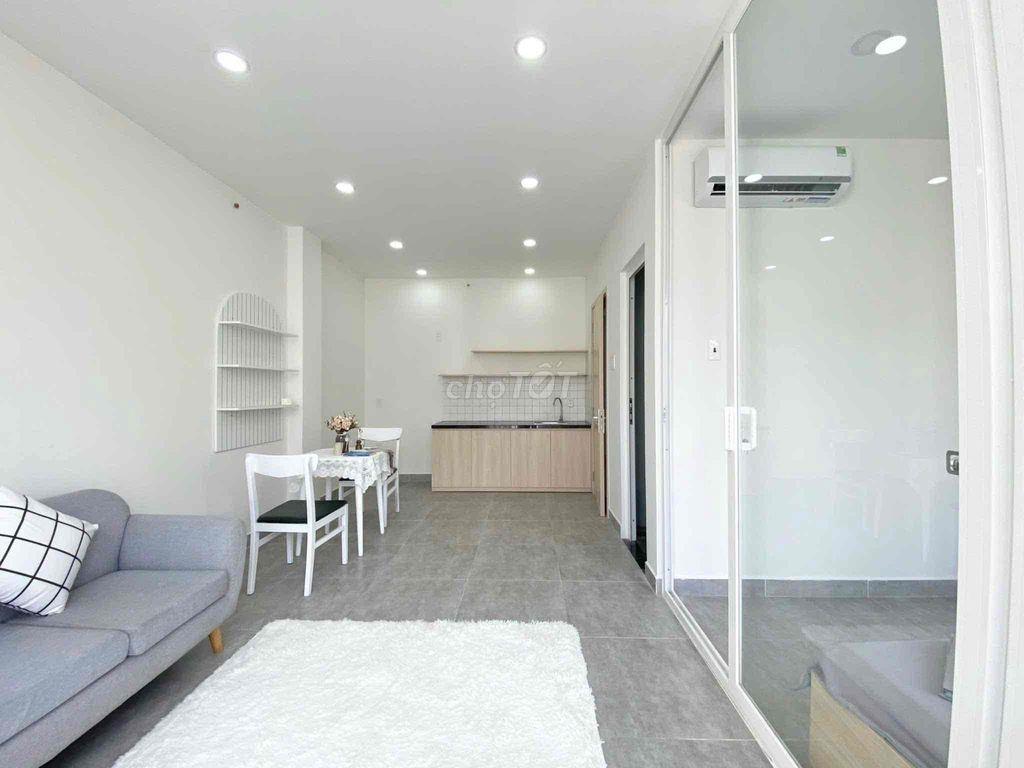 🌾🪸HOT! HOT! STUDIO BAN CÔNG 1PN TÁCH BẾP TONE TRẮNG SỮA SIÊU XINH IU🌾🪸