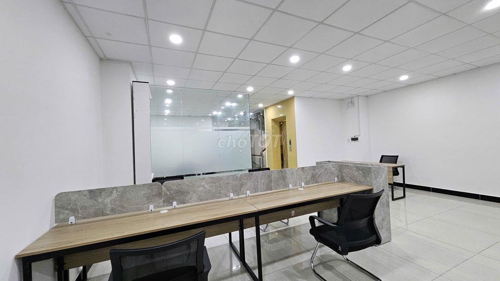 Cho thuê văn phòng 75m2 full nội thất, máy lạnh, 15Tr/tháng