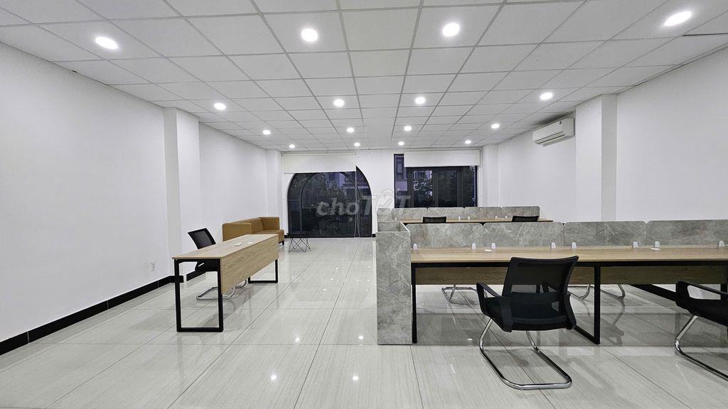 Cho thuê văn phòng 75m2 full nội thất, máy lạnh, 15Tr/tháng