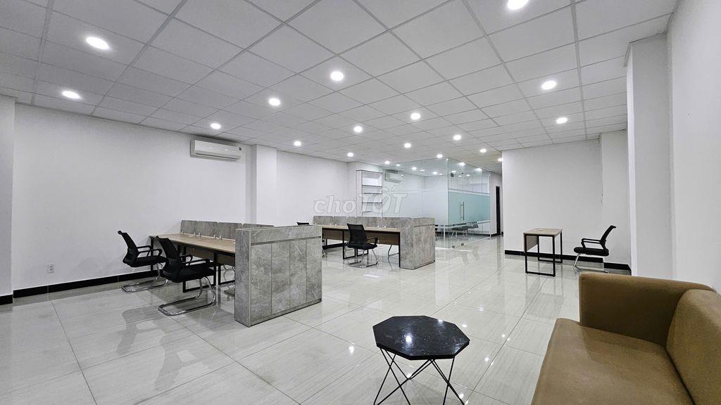 Cho thuê văn phòng 75m2 full nội thất, máy lạnh, 15Tr/tháng