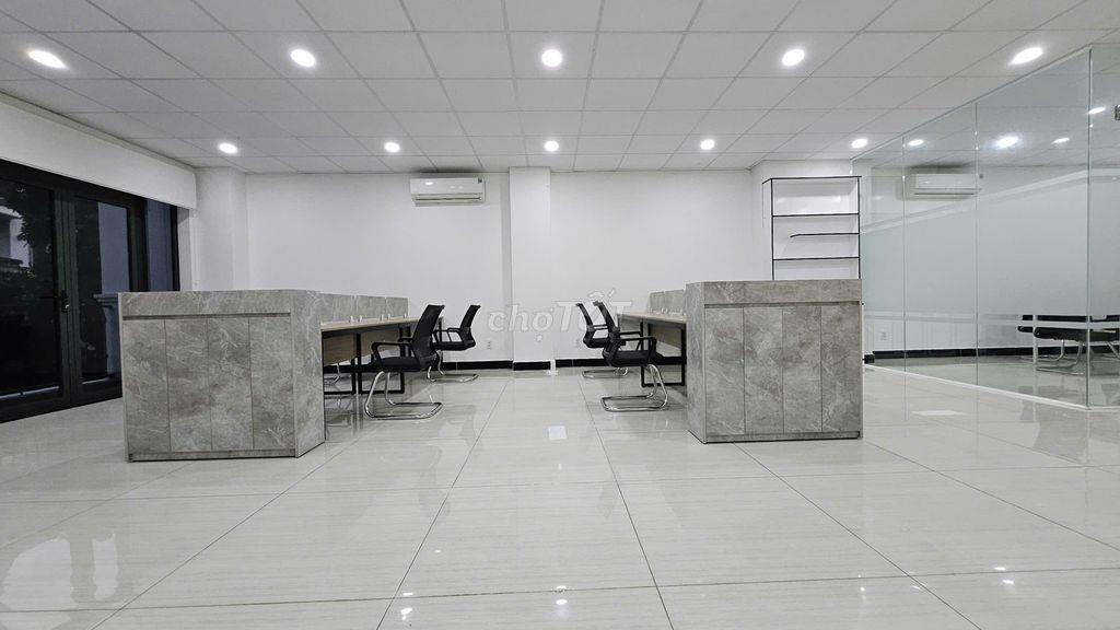 Cho thuê văn phòng 75m2 full nội thất, máy lạnh, 15Tr/tháng