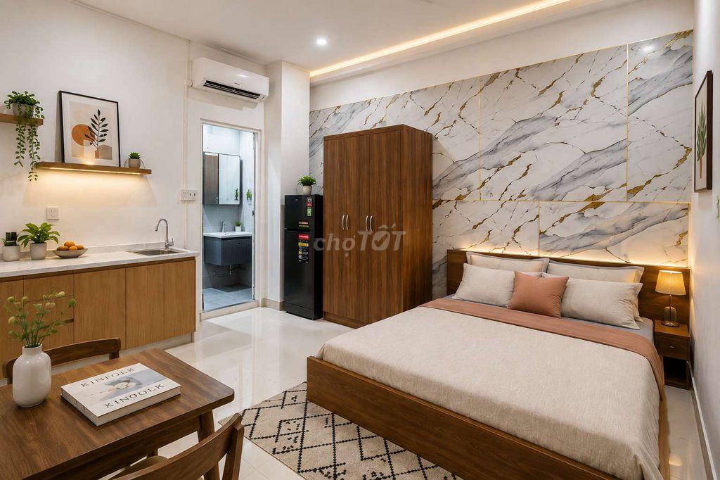 CHDV/STUDIO GẦN TRẦN NÃO MỚI 100% FULL NT
