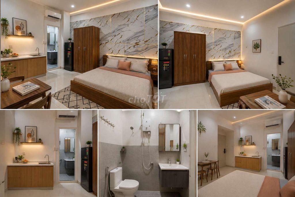 CHDV/STUDIO GẦN TRẦN NÃO MỚI 100% FULL NT
