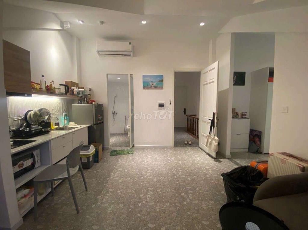 Căn hộ 1pn ban công siêu rộng - full nội thất gần Trần Não