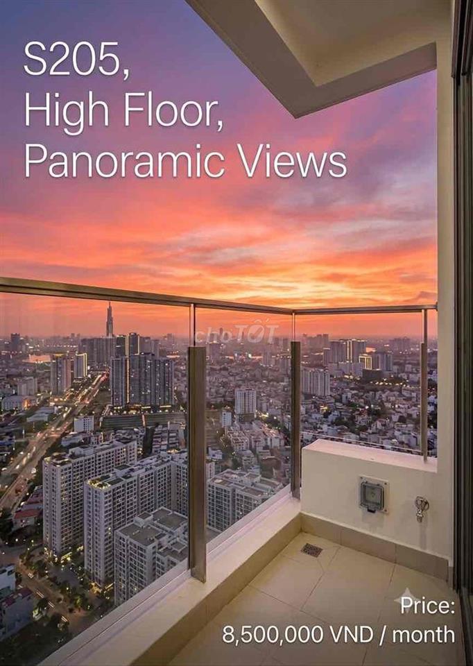 CHO THUÊ] CĂN GÓC 2PN+ FULL NỘI THẤT – TẦNG CAO, VIEW THOÁNG – VINHOME